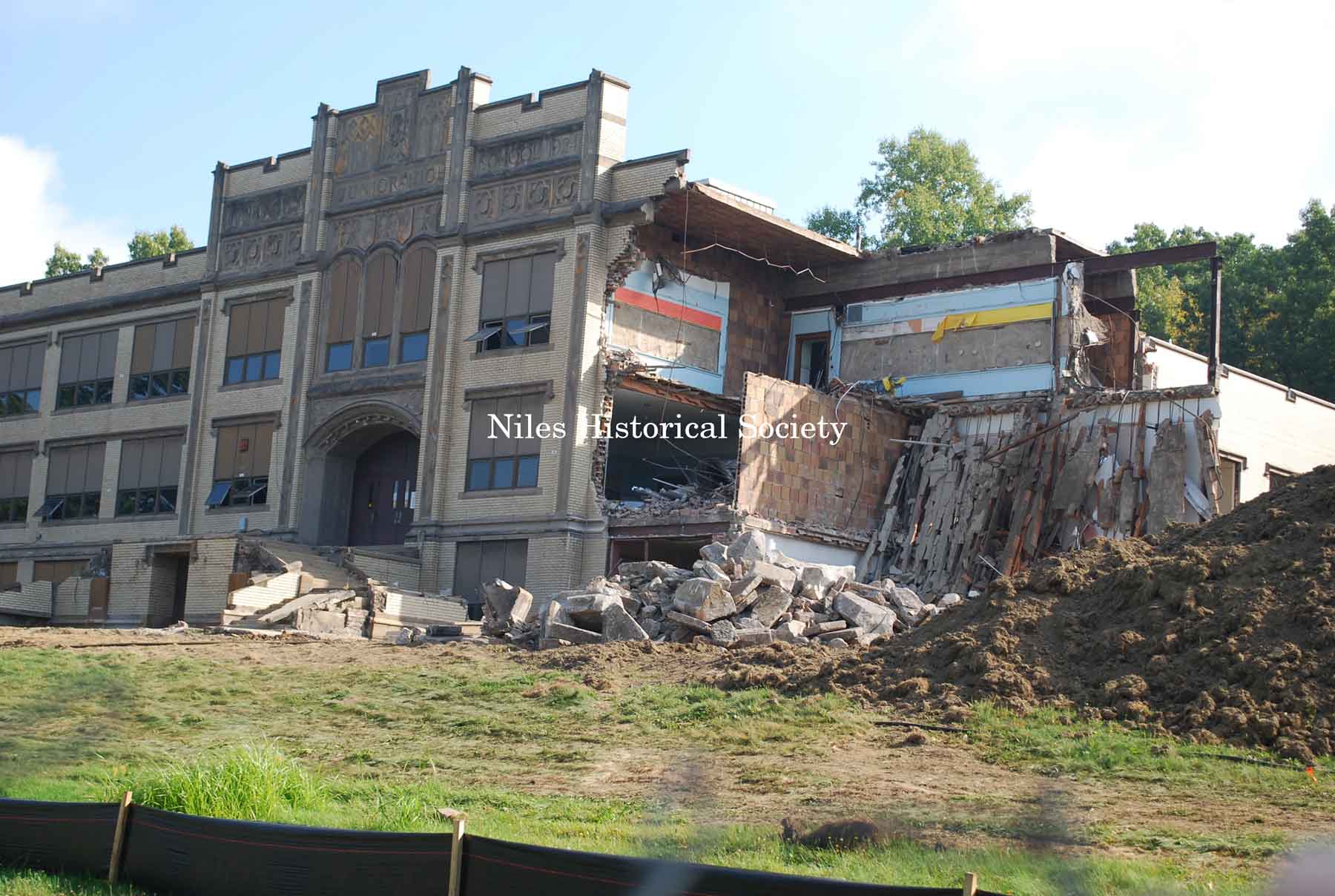 Washington Elementary School Demolition Niles Ohio